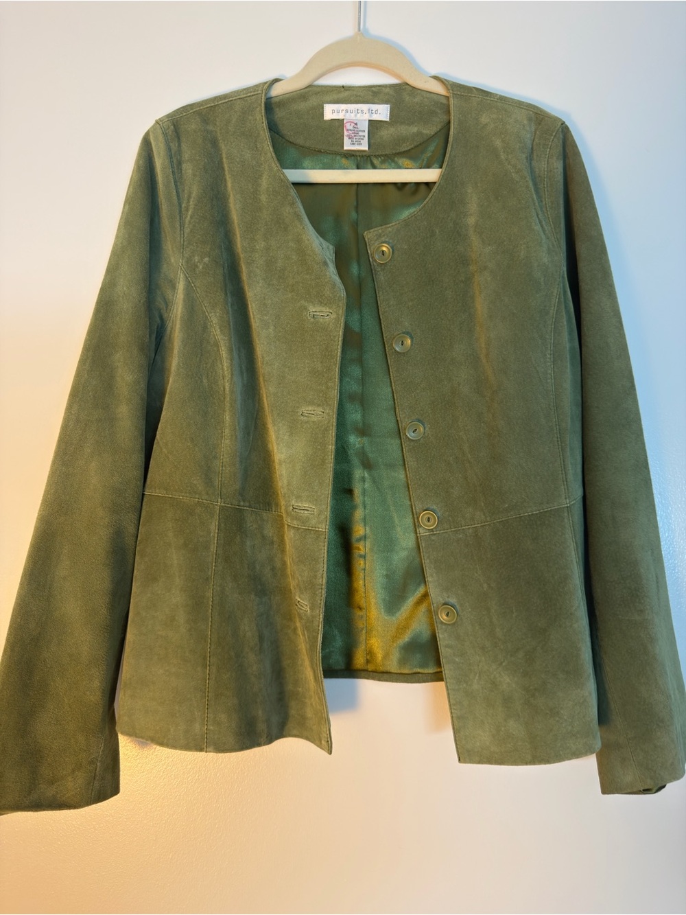 Green Suede Jacket